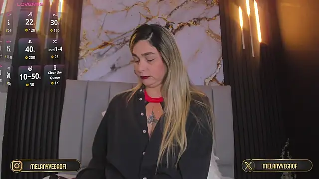 MelanyVegas online show from 14, 9, 2025