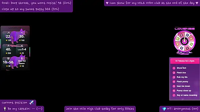 Snapshot of CabinCrush chatting on 7, 5, 2026 CabinCrush online show from 7, 5, 2026