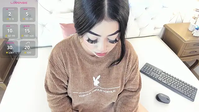 Snapshot of MeganStar__ chatting on 5, 10, 2025 MeganStar online show from 5, 10, 2025