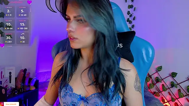 blue kitten online show from 21, 9, 2025