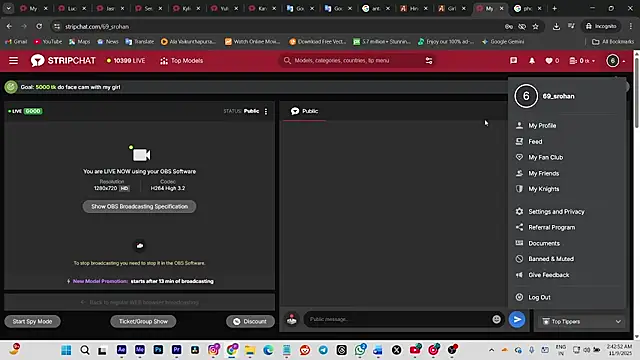 Snapshot of 69_srohan chatting on 8, 11, 2025 69 srohan online show from 8, 11, 2025