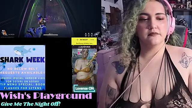 Snapshot of nevermakeawish chatting on 6, 11, 2025 nevermakeawish online show from 6, 11, 2025