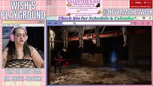 nevermakeawish online show from 13, 2, 2026