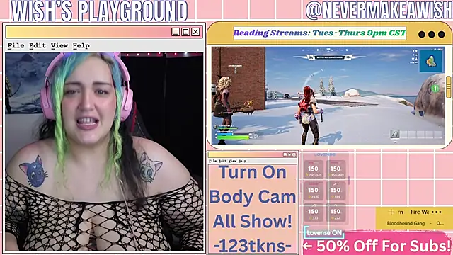 nevermakeawish online show from 27, 2, 2026