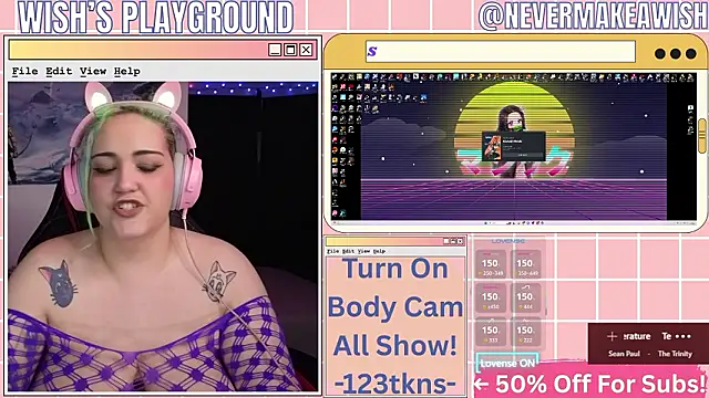 nevermakeawish online show from 5, 3, 2026