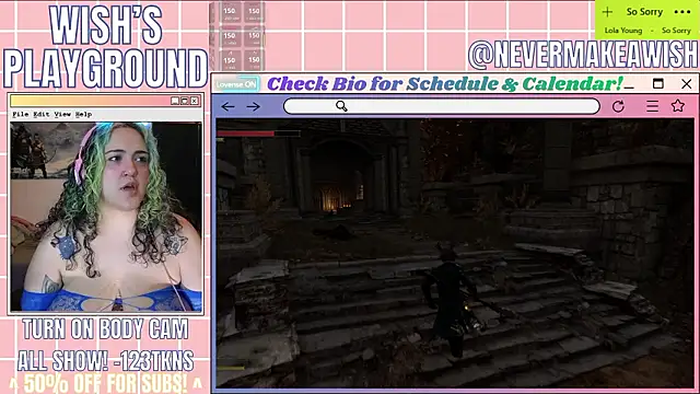 nevermakeawish online show from 12, 3, 2026