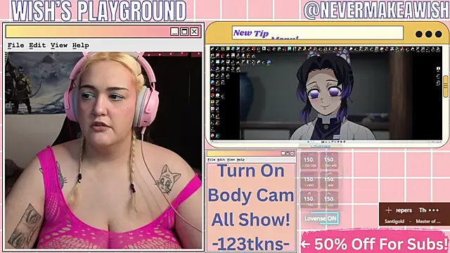 nevermakeawish online show from 1, 4, 2026