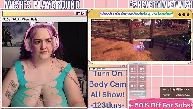 Snapshot of nevermakeawish chatting on 17, 4, 2026 nevermakeawish online show from 17, 4, 2026