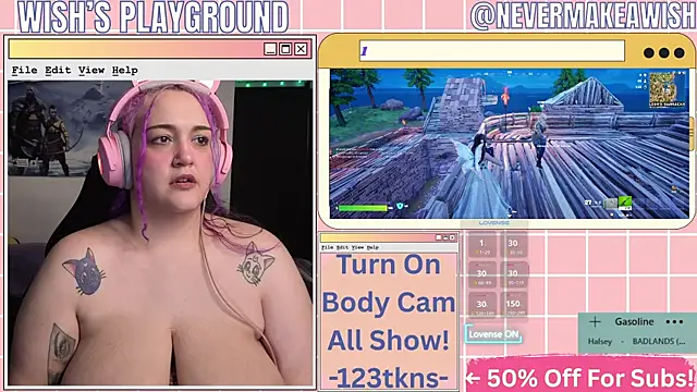 Snapshot of nevermakeawish chatting on 18, 4, 2026 nevermakeawish online show from 18, 4, 2026