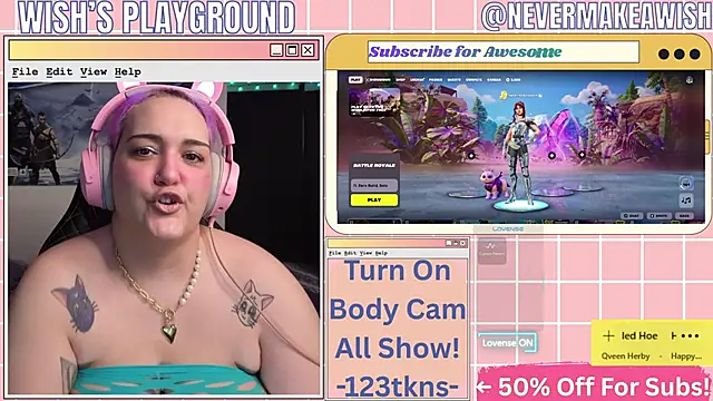 Snapshot of nevermakeawish chatting on 23, 4, 2026 nevermakeawish online show from 23, 4, 2026