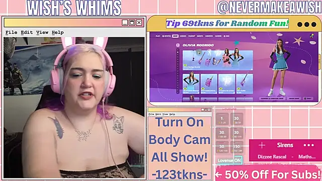 Snapshot of nevermakeawish chatting on 26, 6, 2026 nevermakeawish online show from 26, 6, 2026