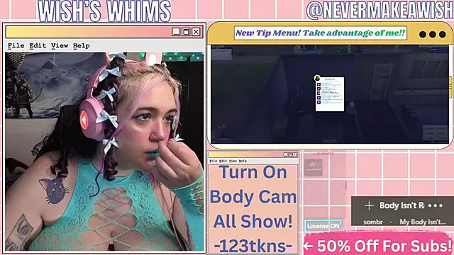 Snapshot of nevermakeawish chatting on 28, 6, 2026 nevermakeawish online show from 28, 6, 2026