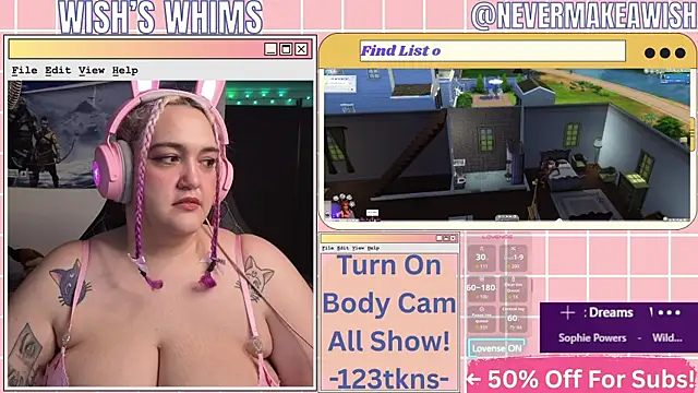 Snapshot of nevermakeawish chatting on 10, 7, 2026 nevermakeawish online show from 10, 7, 2026