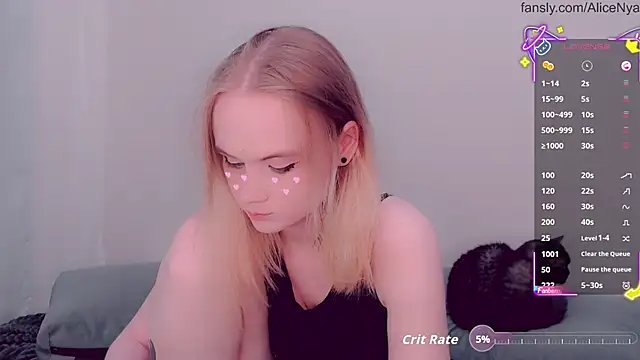 AliceNya cute online show from 21, 9, 2025