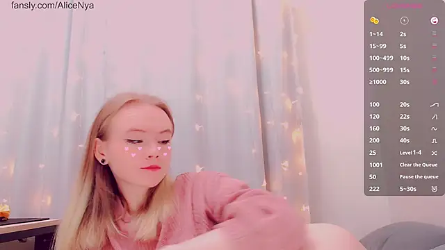 AliceNya cute online show from 20, 2, 2026