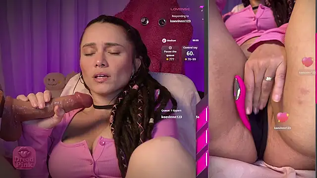 Snapshot of DreadPink chatting on 5, 4, 2026 DreadPink online show from 5, 4, 2026