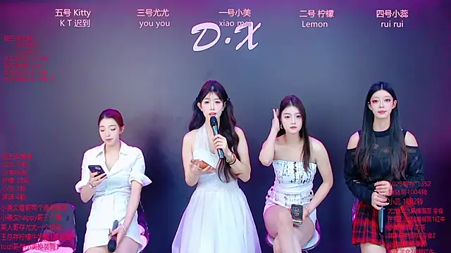 Snapshot of DX-003 chatting on 22, 12, 2025 DX-003 online show from 22, 12, 2025