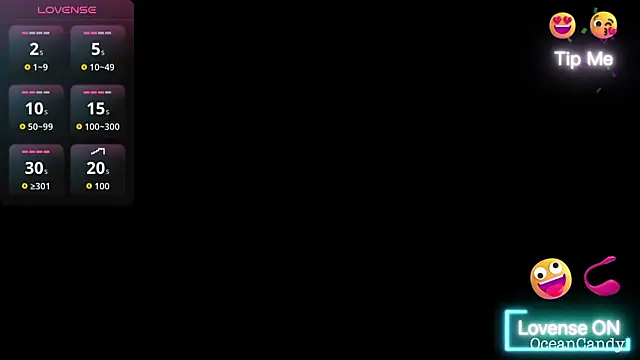 OceanCandy online show from 9, 1, 2026