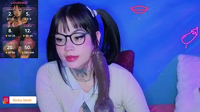 Electra Starkk online show from 15, 2, 2026