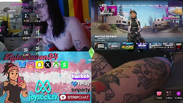 KylaRaven online show from 12, 5, 2026