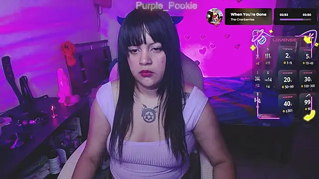 Purple-Pookiee online show from 4, 3, 2026
