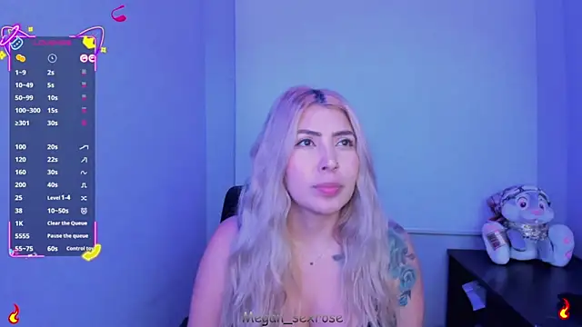 Megan sexrosse online show from 7, 4, 2026