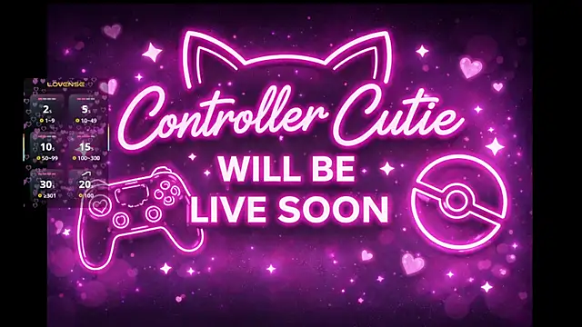 Controllercutie online show from 26, 6, 2026