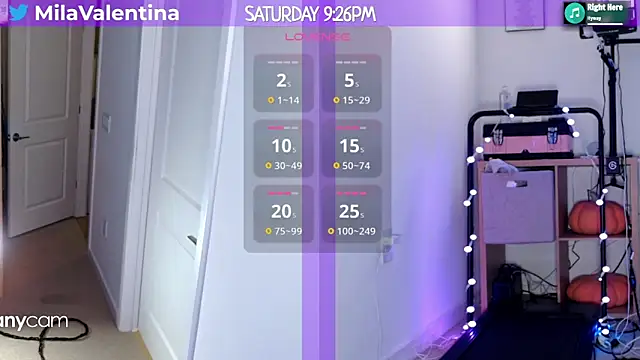 MilaValentina online show from 9, 2, 2025