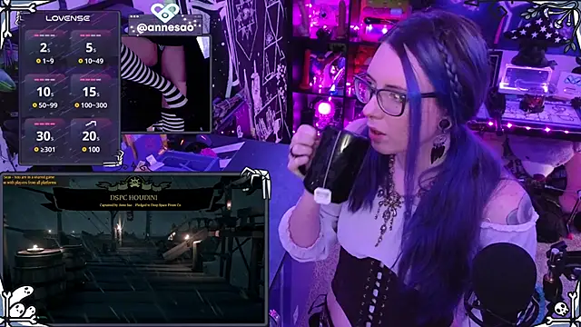 AnneSao online show from 20, 3, 2025