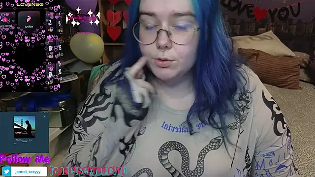 Snapshot of JannetPie chatting on 19, 2, 2025 JannetPie online show from 19, 2, 2025