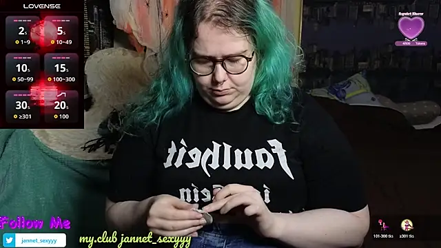 Snapshot of JannetPie chatting on 26, 10, 2025 JannetPie online show from 26, 10, 2025