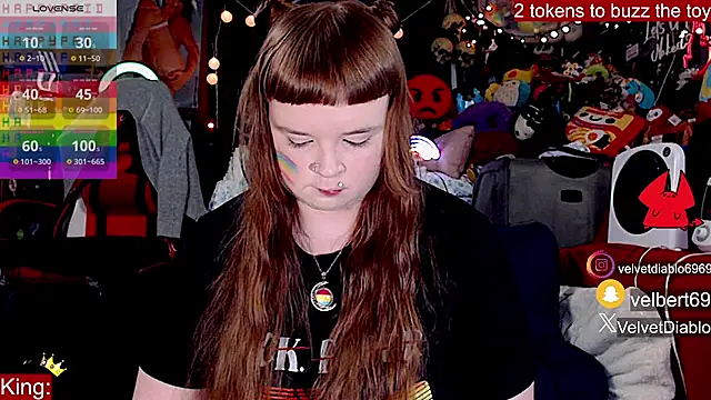 Snapshot of VelvetDiablo chatting on 25, 6, 2026 VelvetDiablo online show from 25, 6, 2026