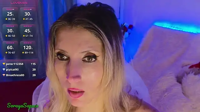 SorayaSapeca online show from 25, 2, 2025