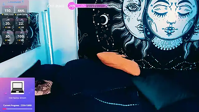 Marieblueeyes online show from 3, 3, 2026