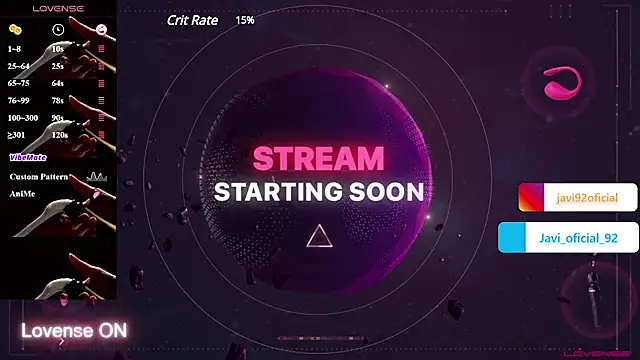 Javi 92 online show from 6, 1, 2025