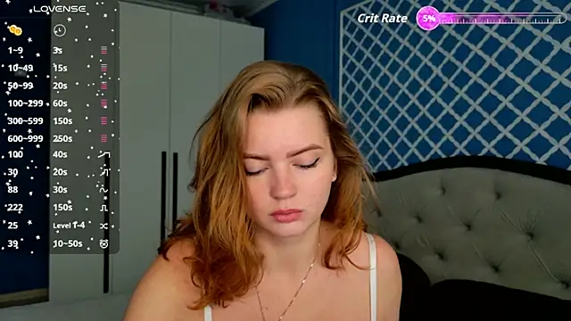 Busty Redhead online show from 23, 10, 2025