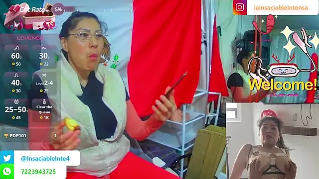 LaInsaciableIntensa online show from 13, 3, 2025