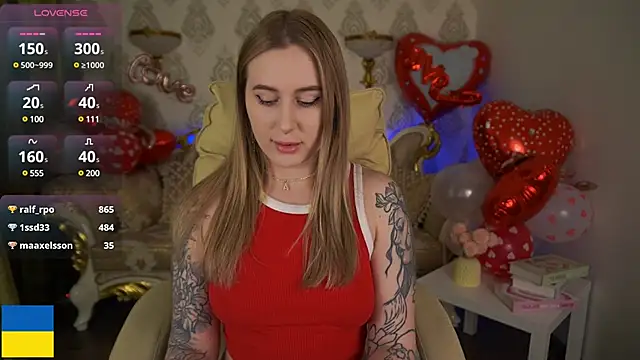 Snapshot of ArolinaNight chatting on 15, 2, 2025 ArolinaNight online show from 15, 2, 2025