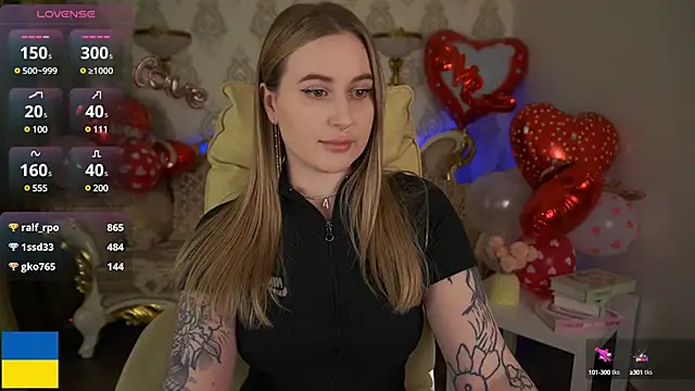 Snapshot of ArolinaNight chatting on 15, 2, 2025 ArolinaNight online show from 15, 2, 2025