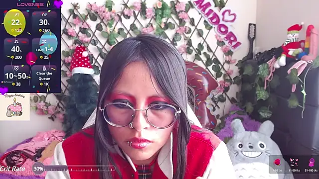 Snapshot of MidoriQuiinn chatting on 9, 12, 2024 MidoriQuiinn online show from 9, 12, 2024