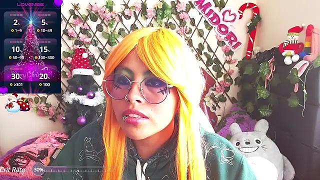 Snapshot of MidoriQuiinn chatting on 11, 12, 2024 MidoriQuiinn online show from 11, 12, 2024