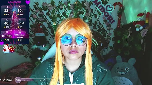 Snapshot of MidoriQuiinn chatting on 11, 12, 2024 MidoriQuiinn online show from 11, 12, 2024