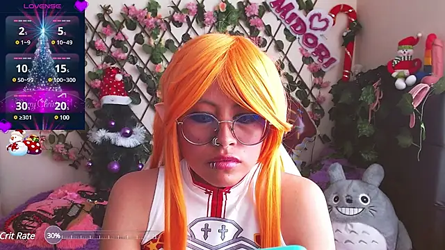 Snapshot of MidoriQuiinn chatting on 13, 12, 2024 MidoriQuiinn online show from 13, 12, 2024