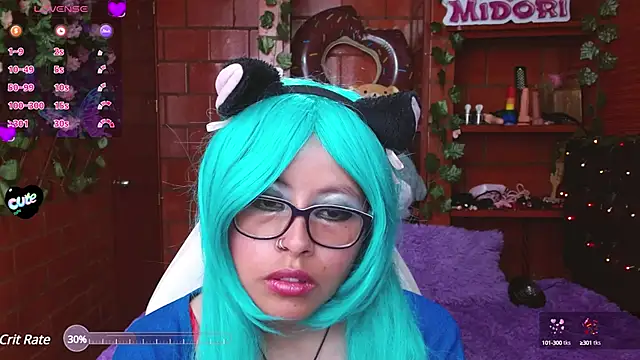 Snapshot of MidoriQuiinn chatting on 5, 3, 2025 MidoriQuiinn online show from 5, 3, 2025