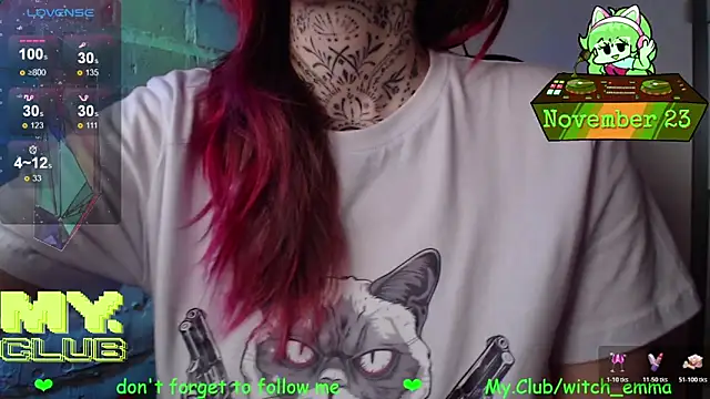 Witch Emma online show from 23, 11, 2025