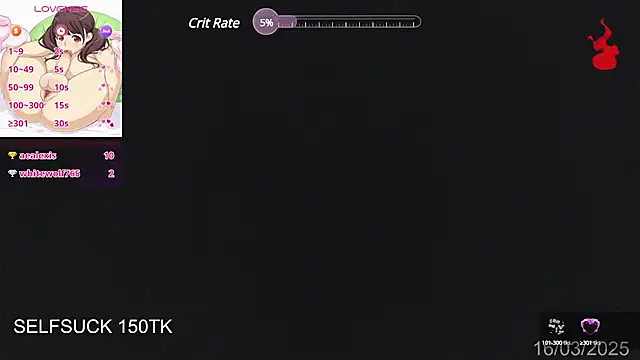 Herazuline online show from 17, 3, 2025