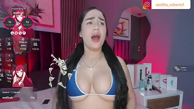 Snapshot of emily_roberts1 chatting on 26, 1, 2025 emily roberts1 online show from 26, 1, 2025