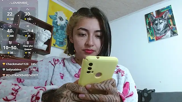 Snapshot of ZoeBakers_ chatting on 22, 2, 2025 ZoeBakers online show from 22, 2, 2025