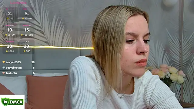 Snapshot of AmaliaBell chatting on 25, 1, 2025 AmaliaBell online show from 25, 1, 2025